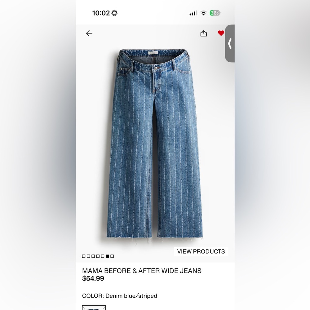 ISO - H&M mama wide leg maternity jeans